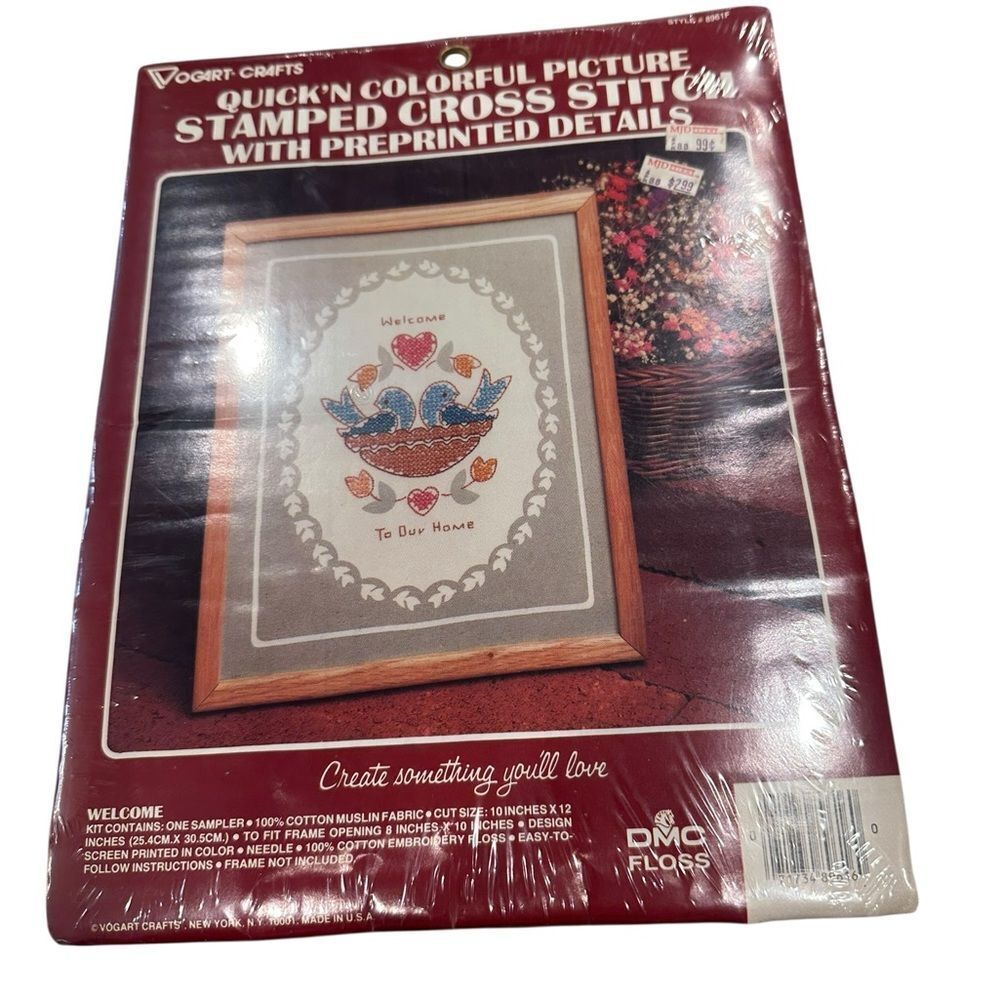Cross Stitch Kits 2 sealed Vintage 
Vogart Crafts Cross Stitch Kits - Picture 3 of 7